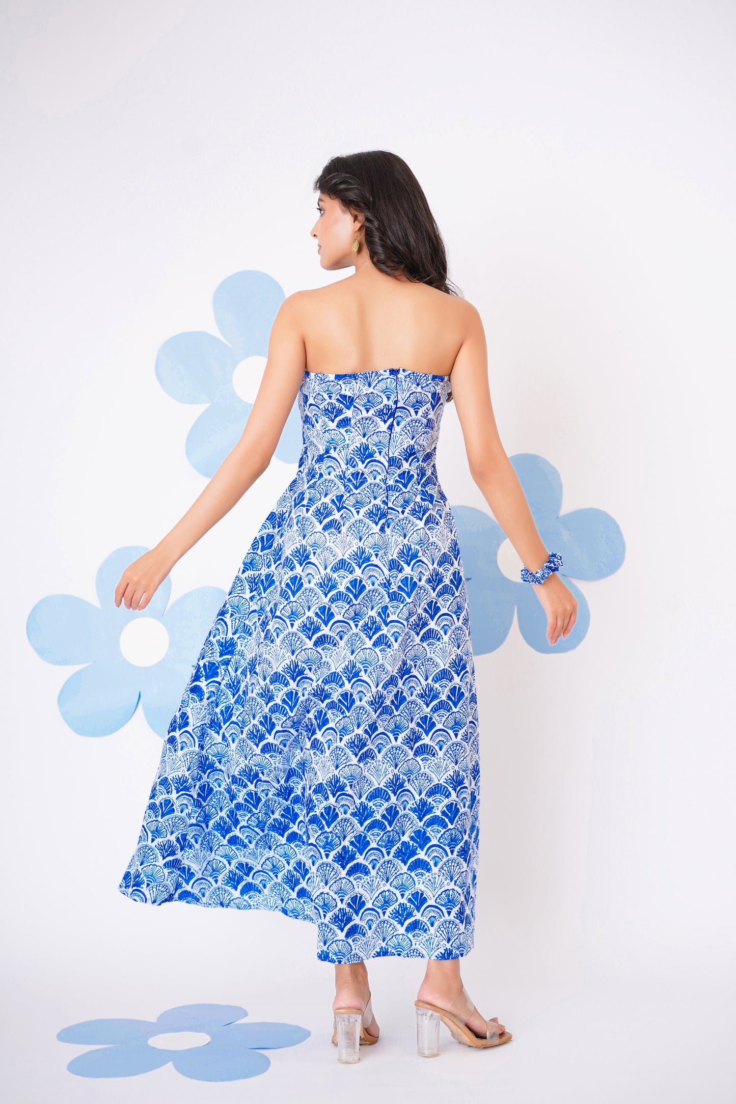 Blue Shell Dress