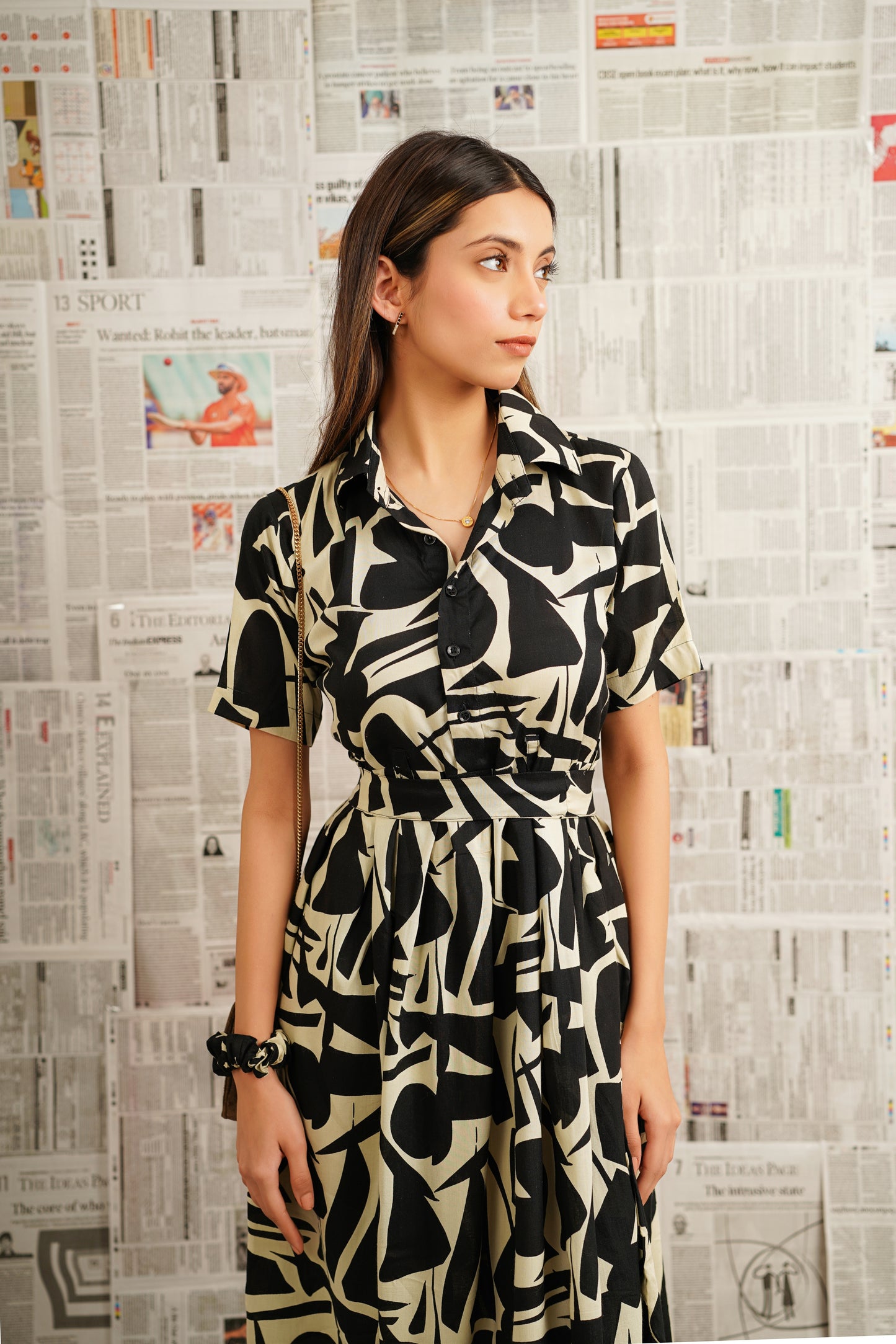 Monochrome Majesty Dress