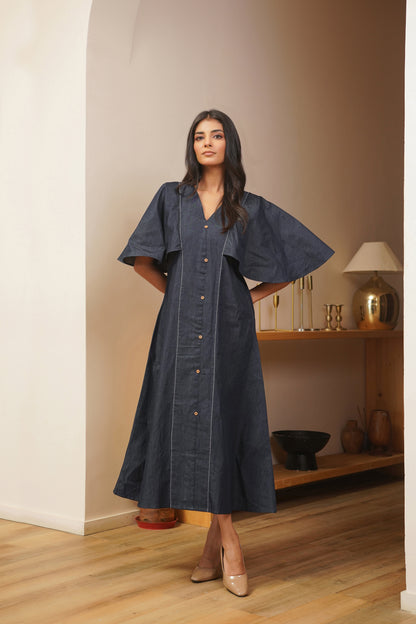 Denim Drama Dress