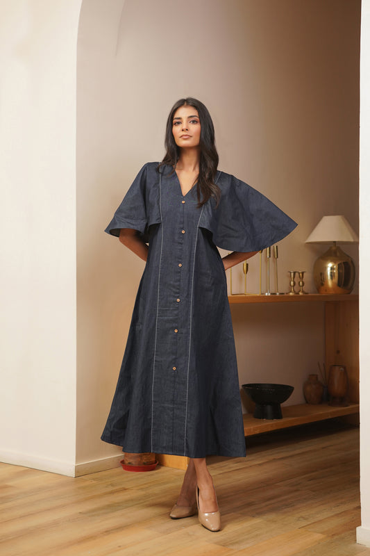 Denim Drama Dress