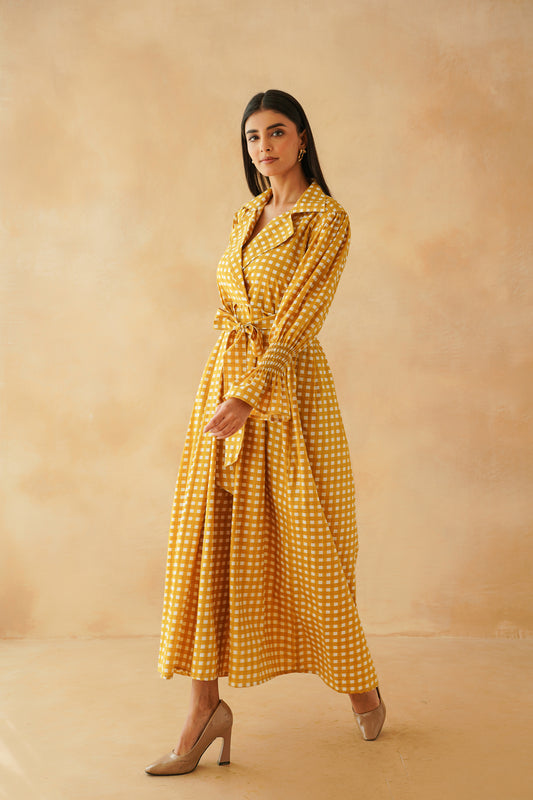 Honey Checks Dress