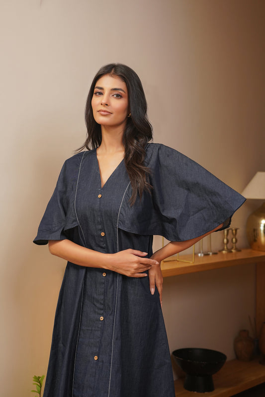 Denim Drama Dress