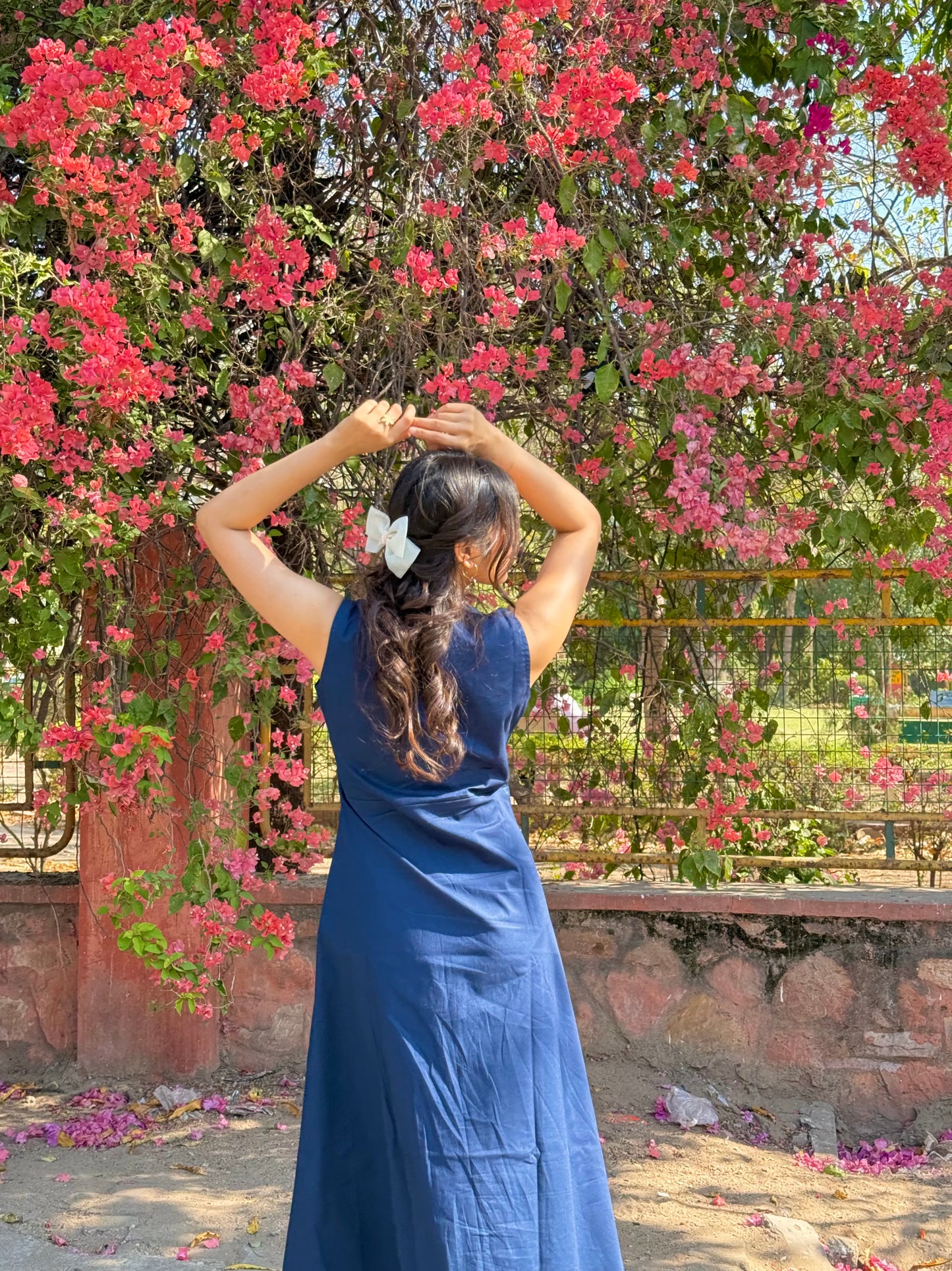 Navy Fusion Dress