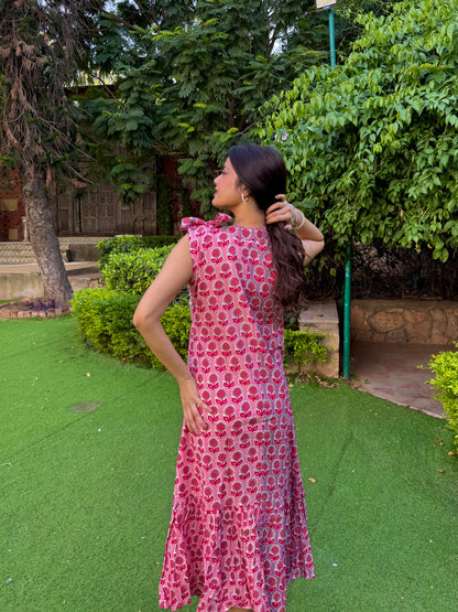 Pink Posy Dress