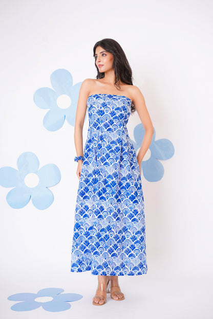 Blue Shell Dress