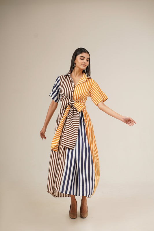 Tri-Stripe Dress