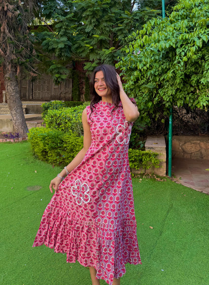 Pink Posy Dress