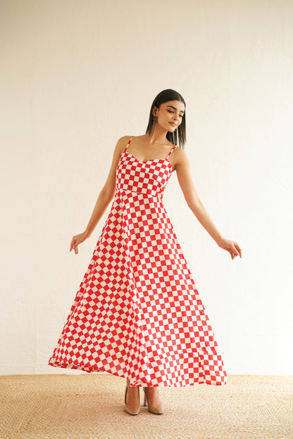Valentina Check Dress