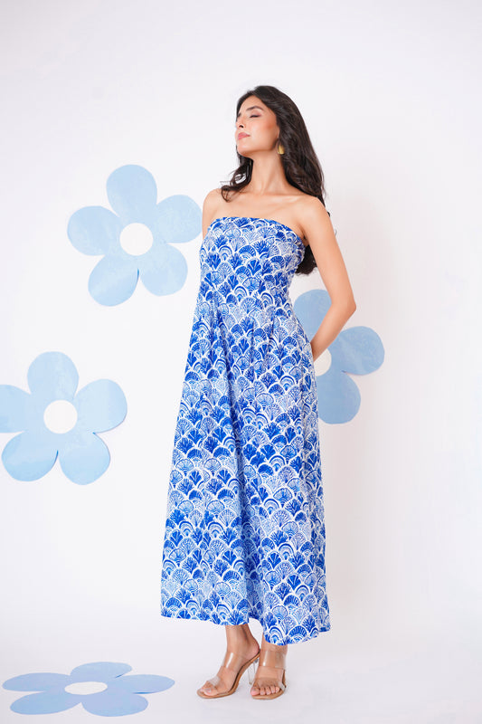 Blue Shell Dress