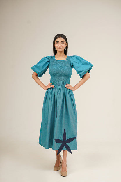 Blue Petal Dress
