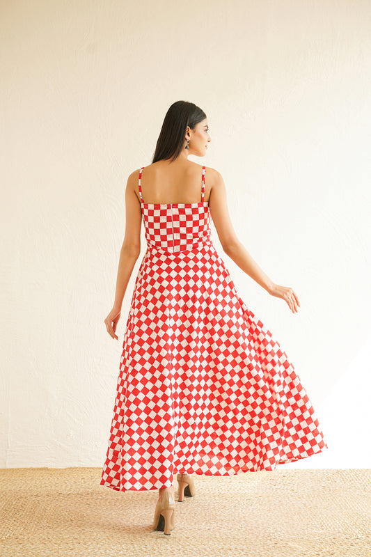 Valentina Check Dress