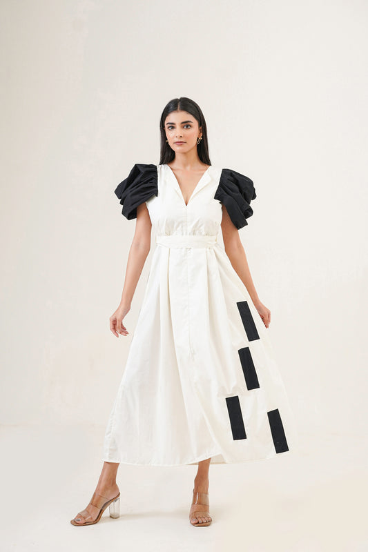 Ink And Ivory Dress