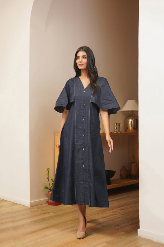 Denim Drama Dress