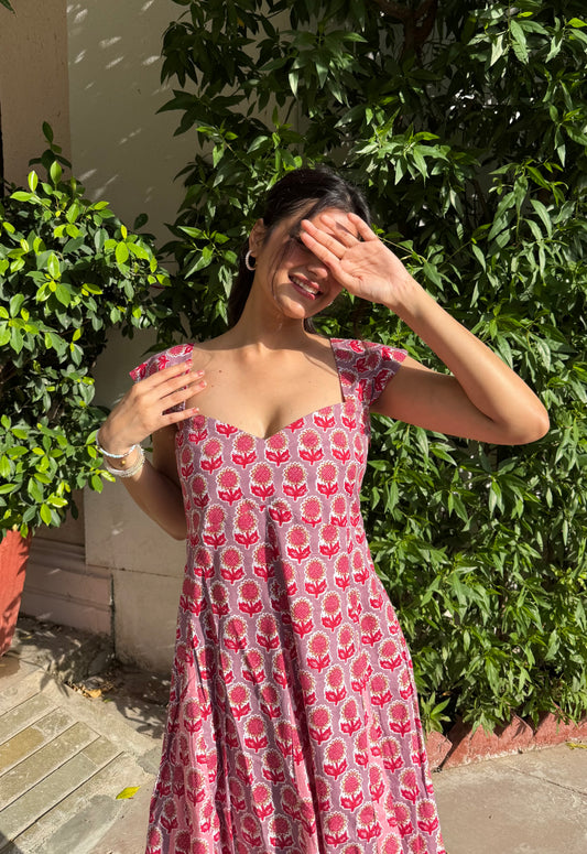 Pink Bouquet Dress