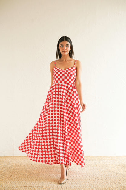 Valentina Check Dress