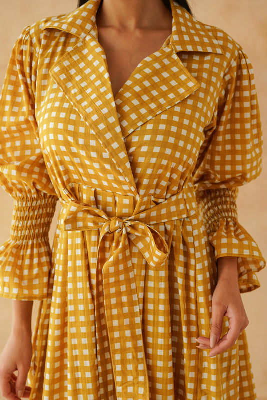 Honey Checks Dress