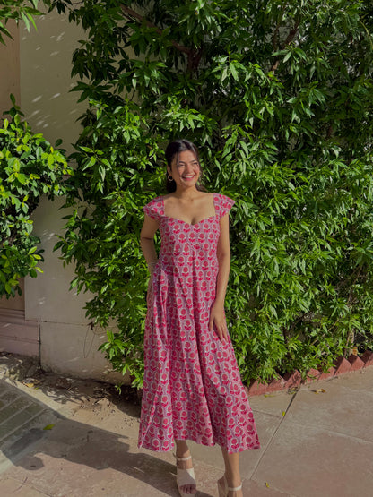 Pink Bouquet Dress