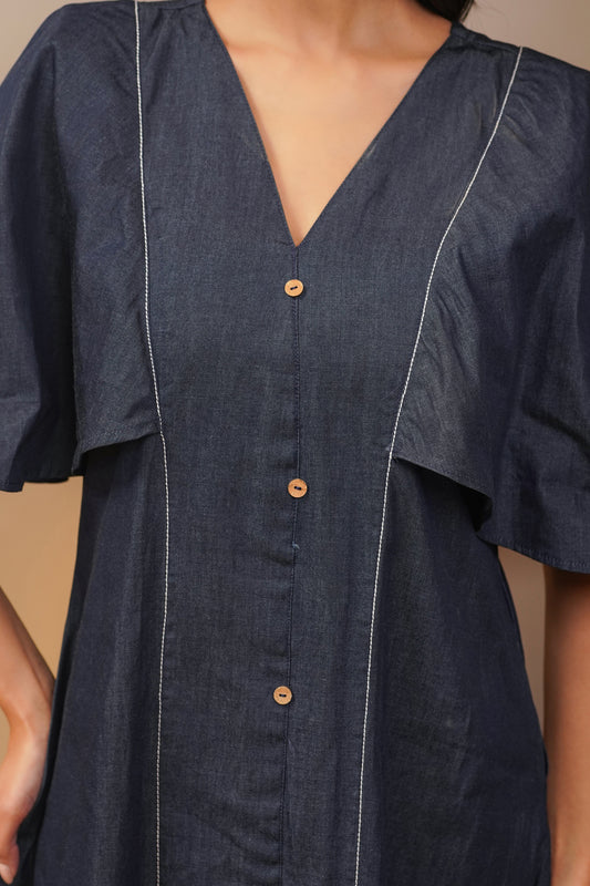 Denim Drama Dress
