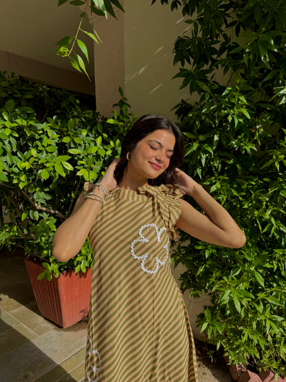 Sunday Olive Dress
