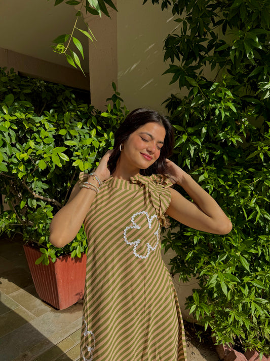 Sunday Olive Dress