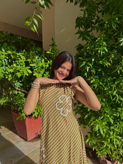 Sunday Olive Dress