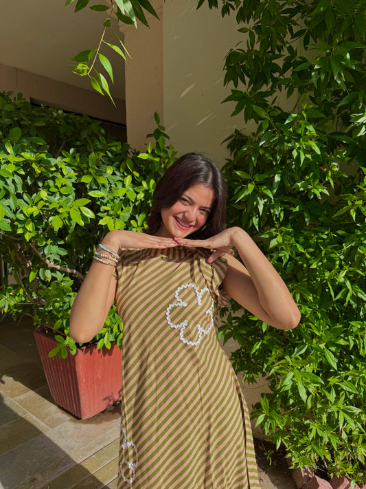 Sunday Olive Dress