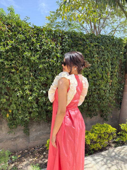 Rose Ruffle Dress