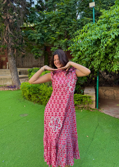 Pink Posy Dress