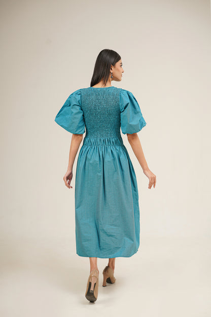 Blue Petal Dress