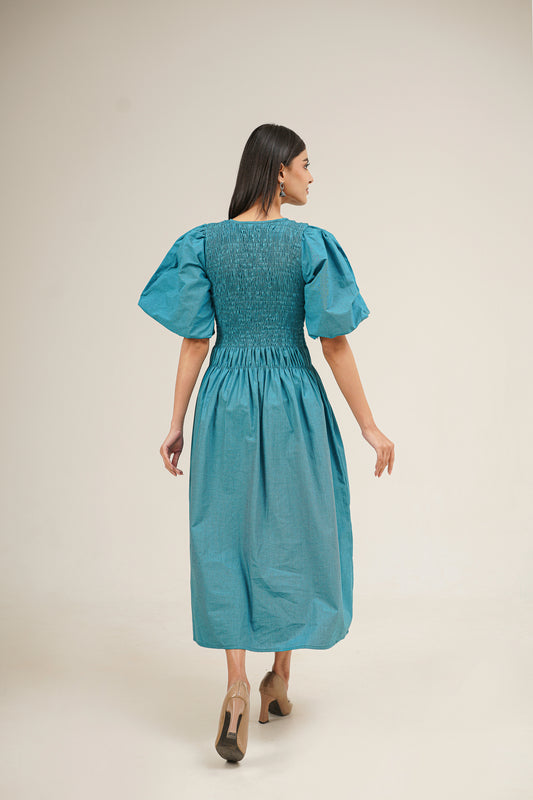 Blue Petal Dress