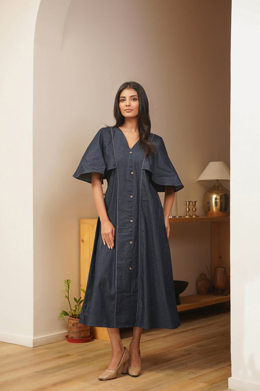 Denim Drama Dress