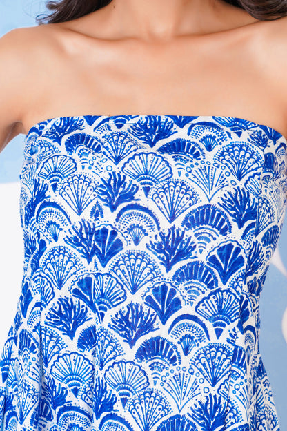 Blue Shell Dress