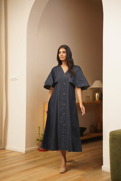 Denim Drama Dress
