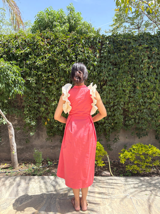 Rose Ruffle Dress