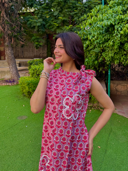 Pink Posy Dress
