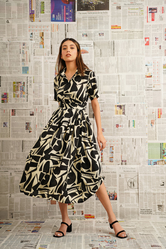 Monochrome Majesty Dress