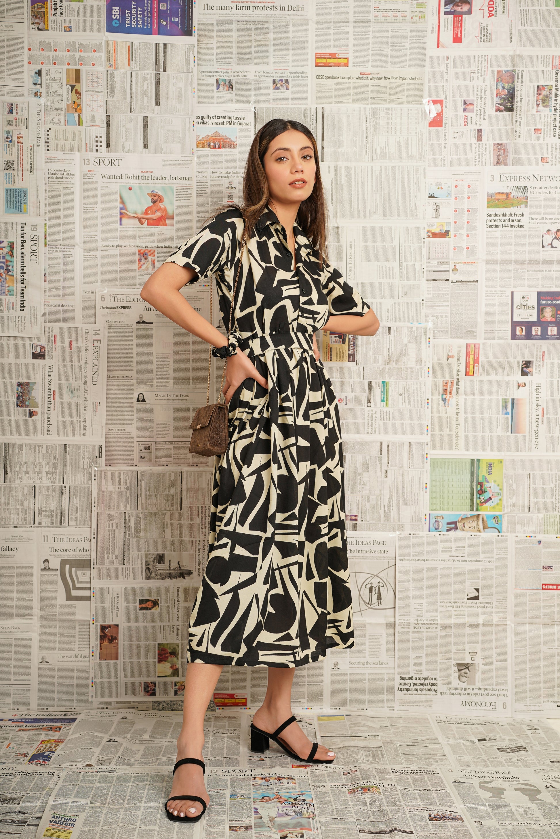 Monochrome Majesty Dress